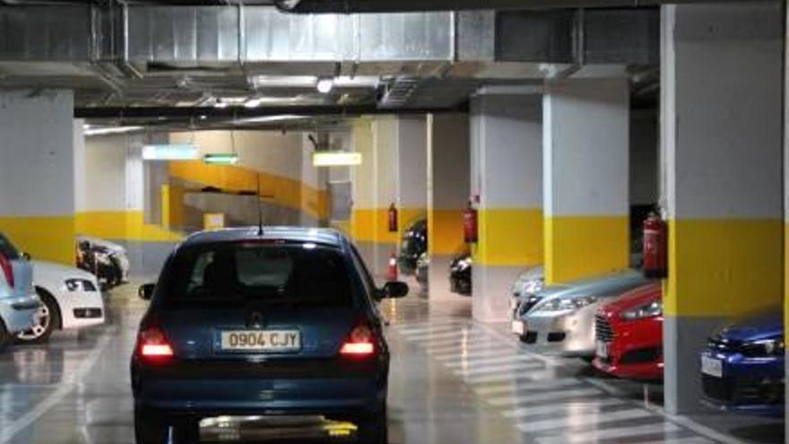 El aparcamiento subterráneo construido por Ortiz.