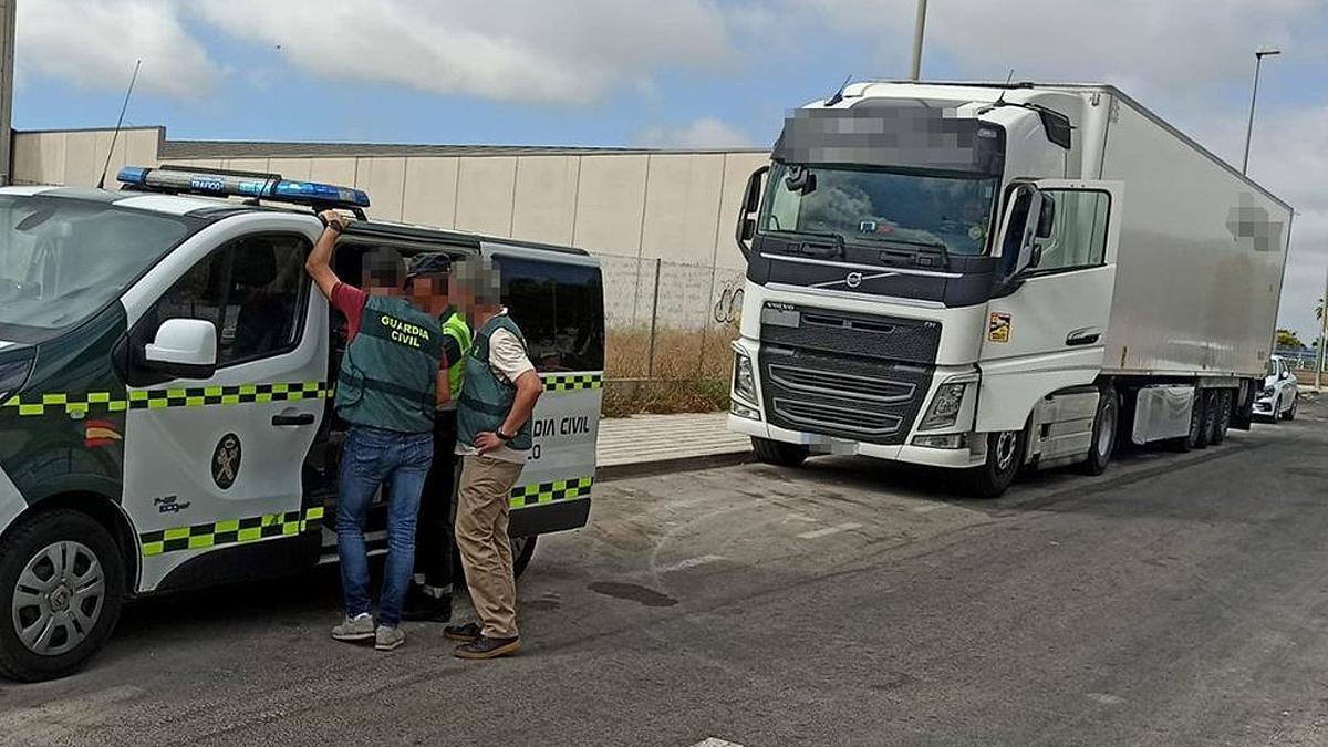 El momento de la detención del presunto autor del homicidio imprudente.