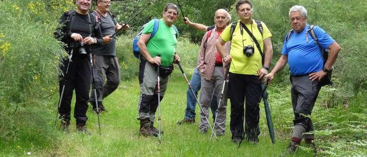 Senderistas en la ruta.