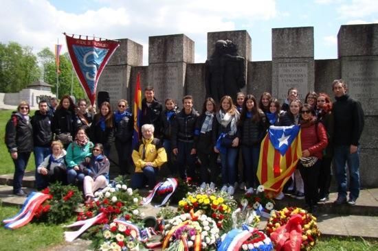 Estudiants manresans a Mauthausen