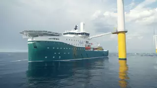 Armón Vigo hace historia al firmar el primer buque en Galicia para eólica marina