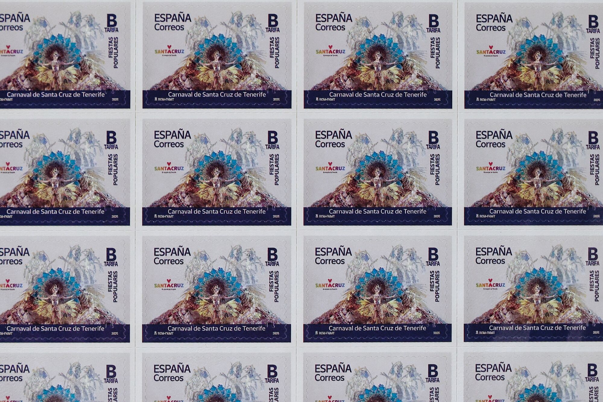 Correos presenta el sello de la reina del Carnaval de Santa Cruz 2024
