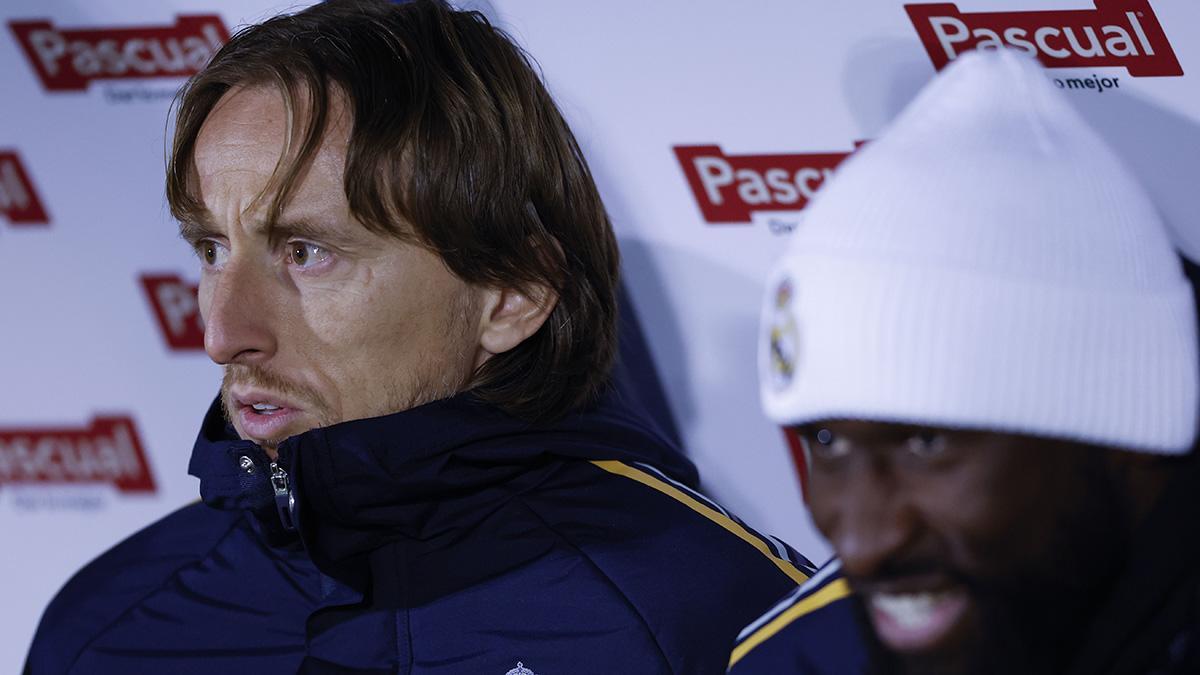 Modric ha sido suplente en la mitad de los partidos del Madrid esta temporada