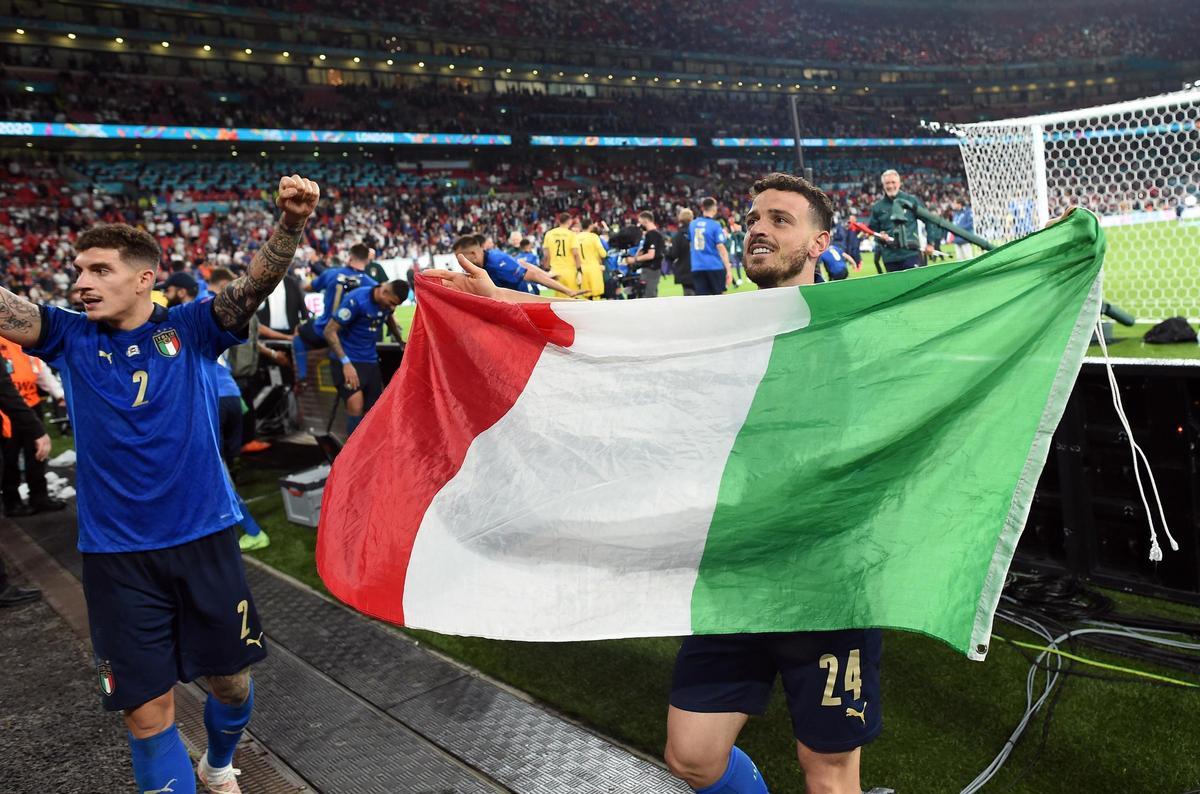 Italia celebra su segunda Eurocopa