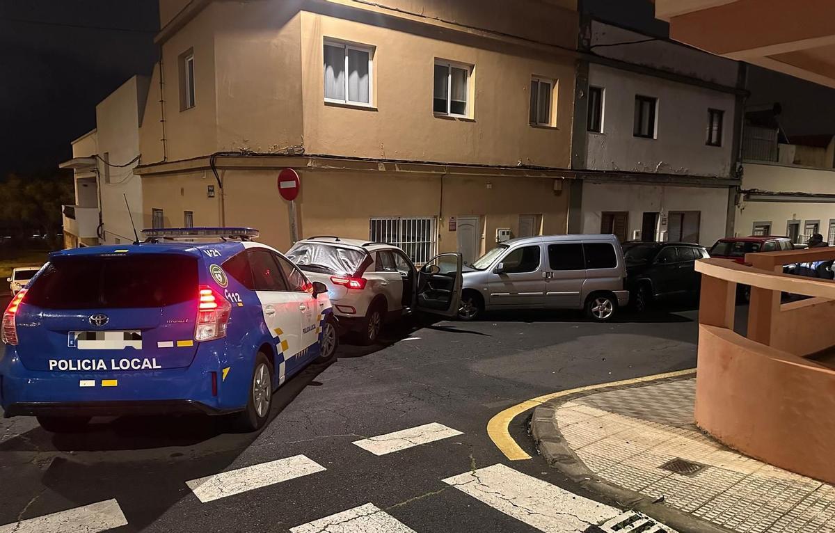 Persecución de la Policía Local de La Laguna en el entorno de La Verdellada.