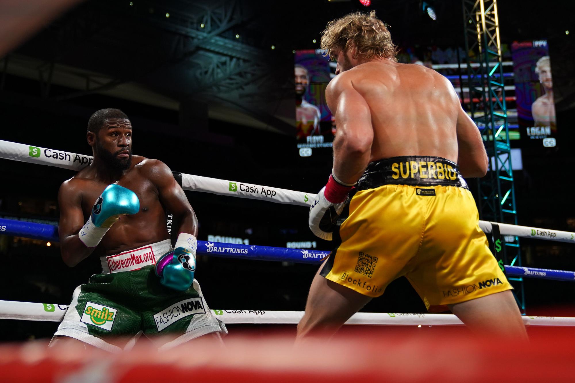 Combat de boxa entre Floyd Mayweather i Logan Paul