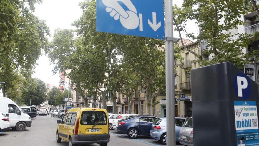 Una zona blava de Girona