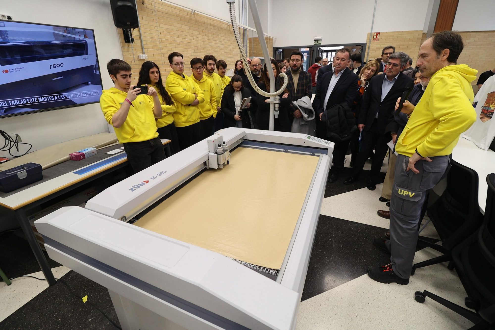 Inauguración del Laboratorio Digital en la UPV de Alcoy