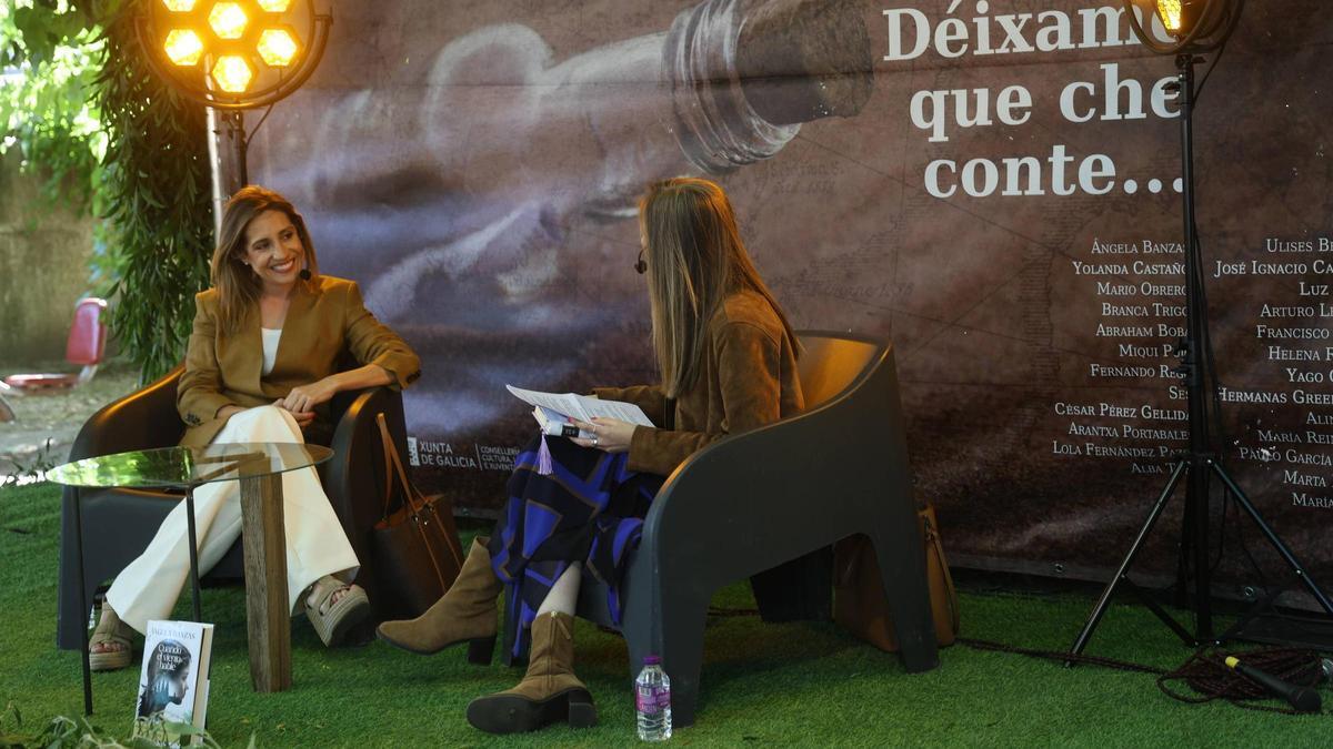 Ángela Banzas expuso todos lo que rodea a su carrera como literata.