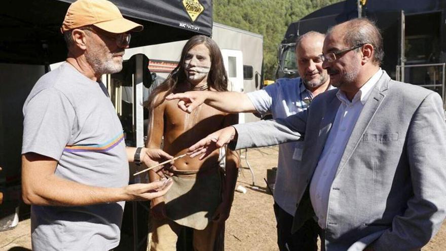 El equipo de &quot;Les frères sisters&quot; ultima el rodaje de escenas en Aragón