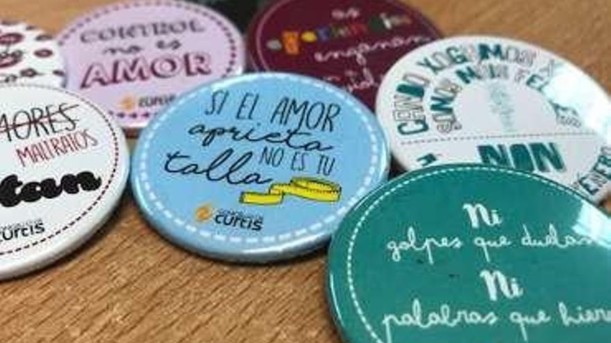 Chapas realizadas por el alumnado