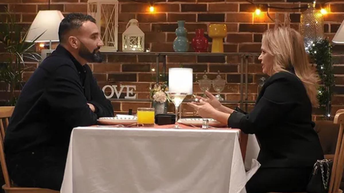 Diego y Claudia, en su cita de First Dates