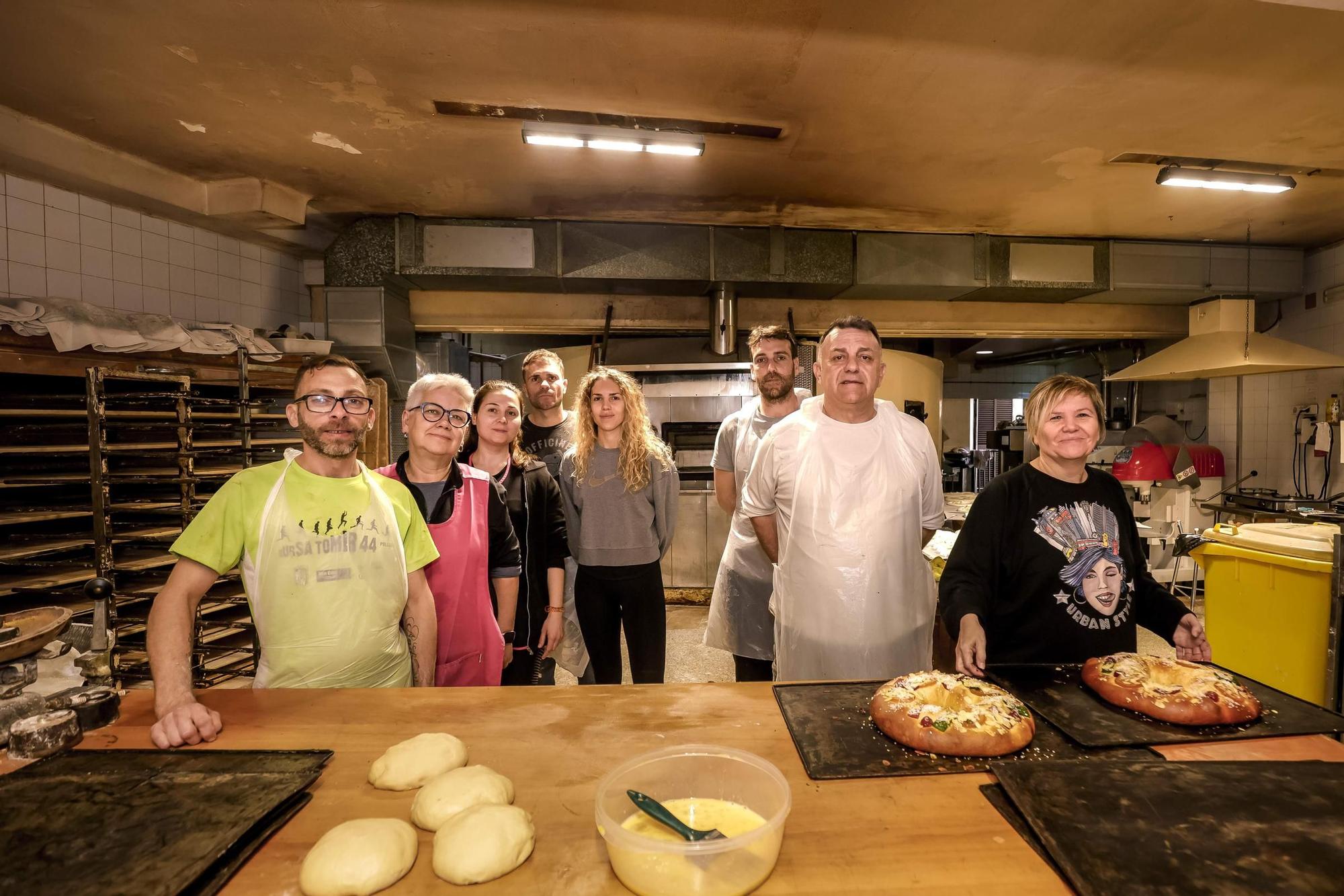 Roscones de Reyes en el Forn de Baix de Lloseta