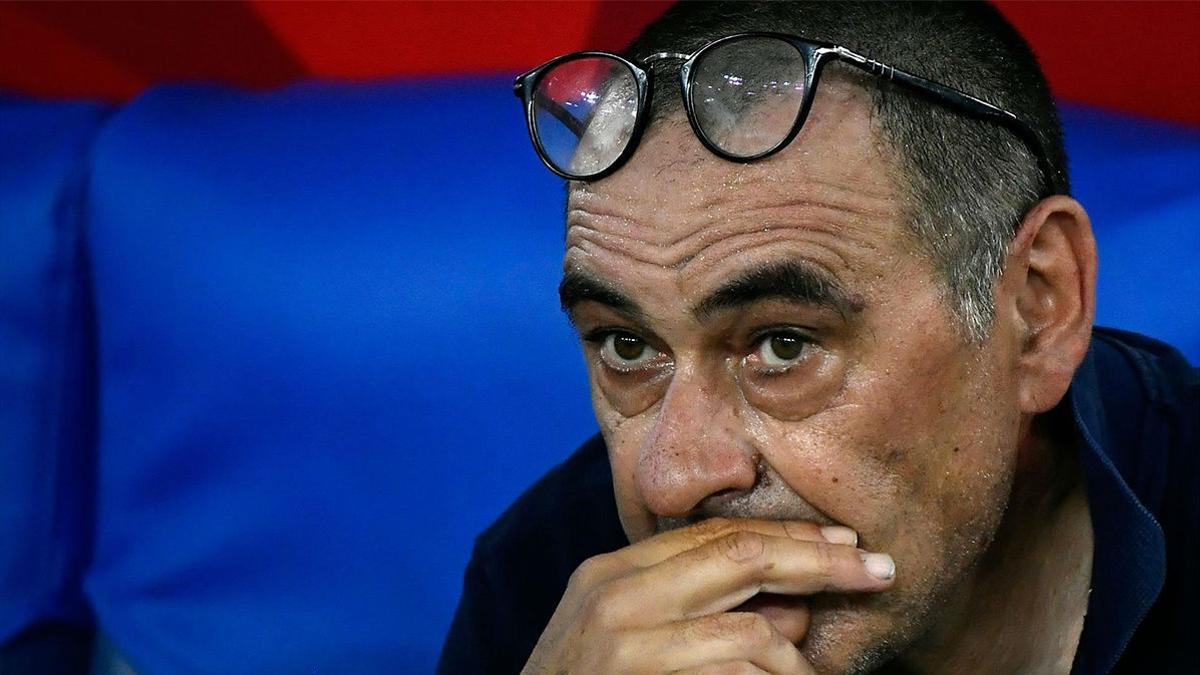 Sarri: "Parece que esta competición está maldita para la Juventus"