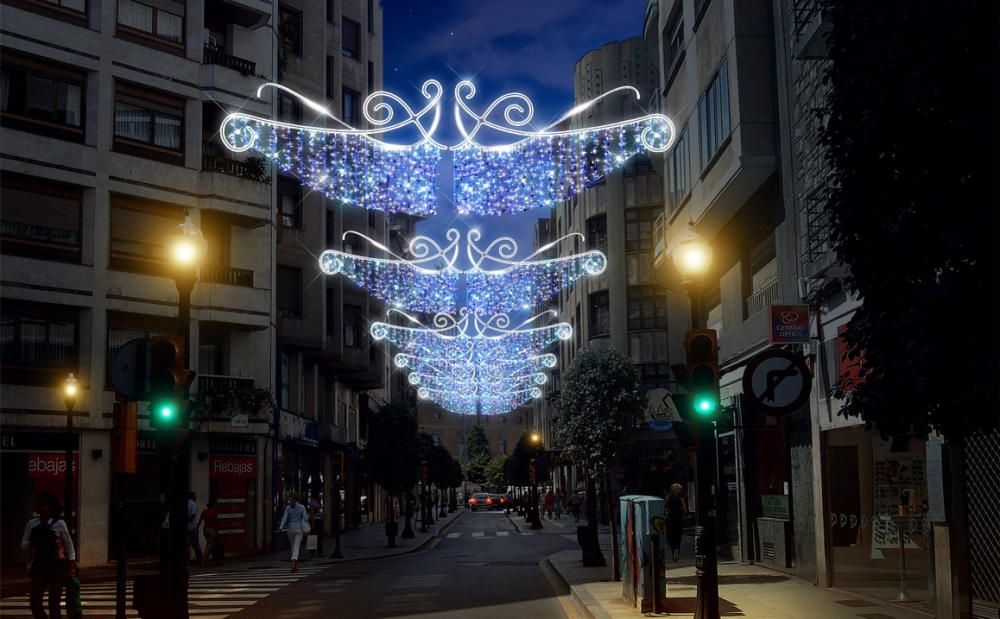 Propuesta de luces de Navidad