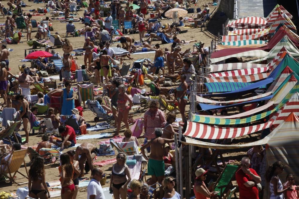 Día de playa en Asturias