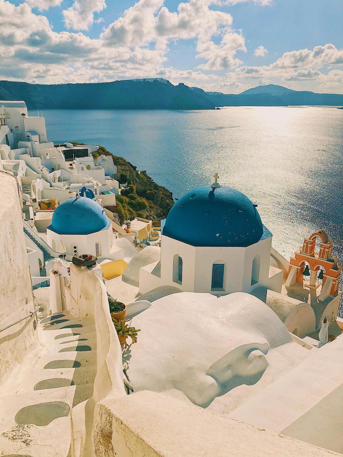 Santorini es una de las postales más típicas de Grecia