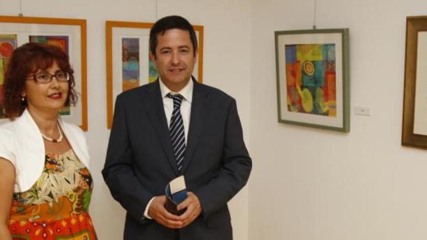 El director general de Bellas Artes, Enrique Ujaldón, presentó la exposición.