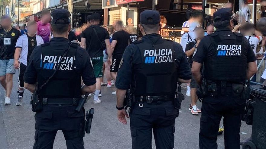 Sorprendido un delincuente rumano con un móvil en alemán en la Playa de Palma