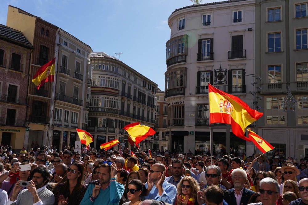 Manifestación por la unidad de España en Málaga