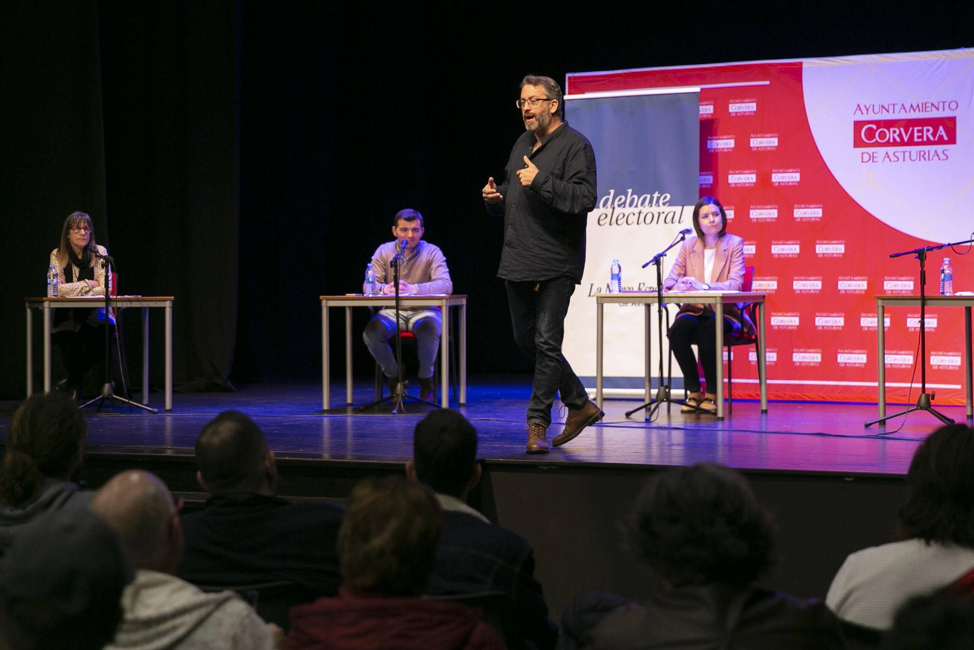 EN IMÁGENES, el debate electoral organizado por LA NUEVA ESPAÑA en Corvera