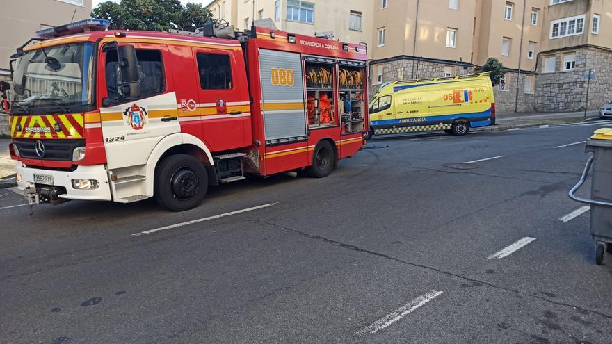 Herido leve en Labañou por la explosión de un aerosol, que tiró una puerta y una ventana