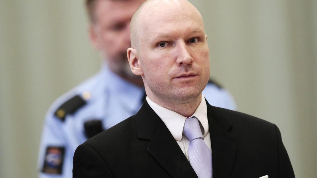 Anders Behring Breivik, condenado por los ataques de Oslo y Utoya.