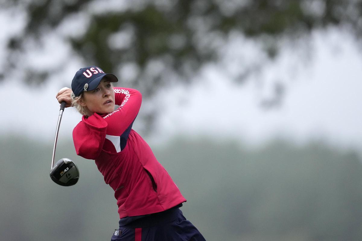 Nelly Korda lidera al equipo estadounidense ante Europa en la Solheim
