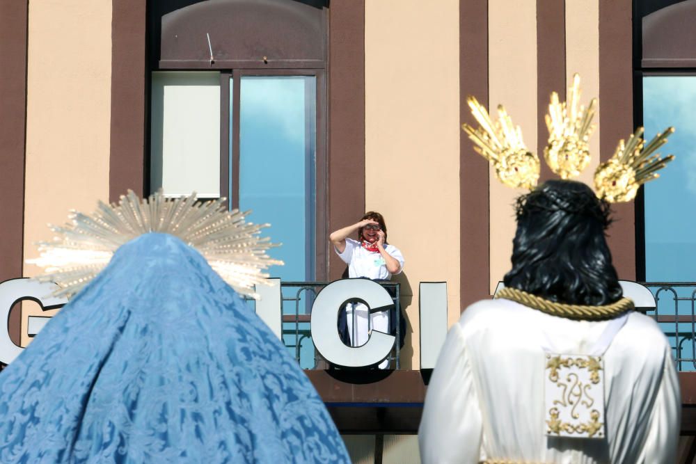 Traslado de Jesús Cautivo y la Virgen de la Trinidad.