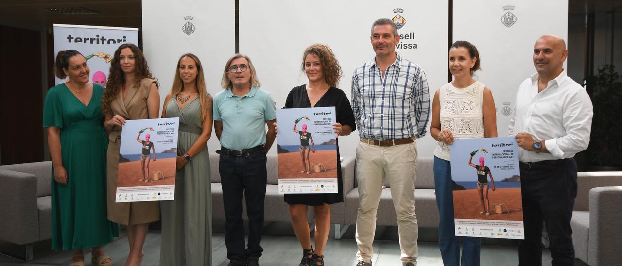 Presentación en el Consell de Ibiza de la cuarta edición del festival Territori Ibiza.