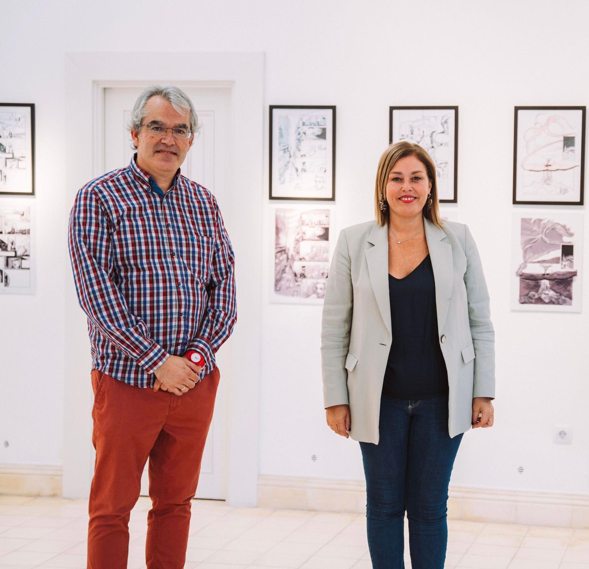 “Mirando a César” del artista Rubén Armiche