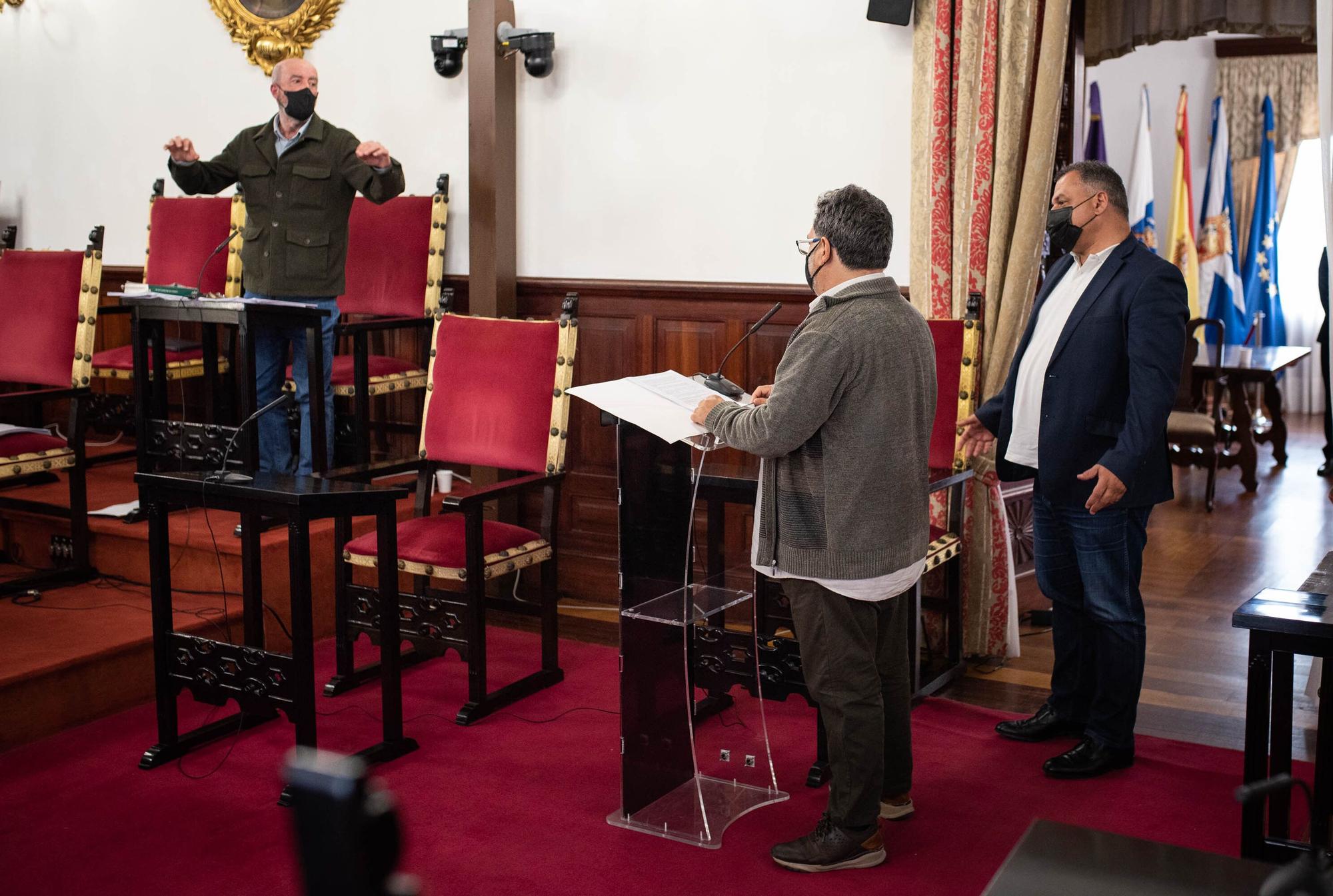 Pleno del Ayuntamiento de La Laguna correspondiente al mes de abril