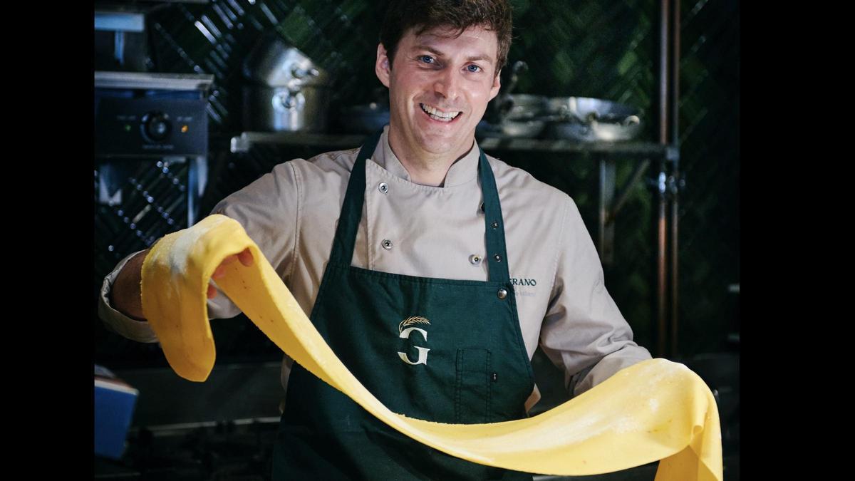 Gabriele Milani, chef de Algrano.