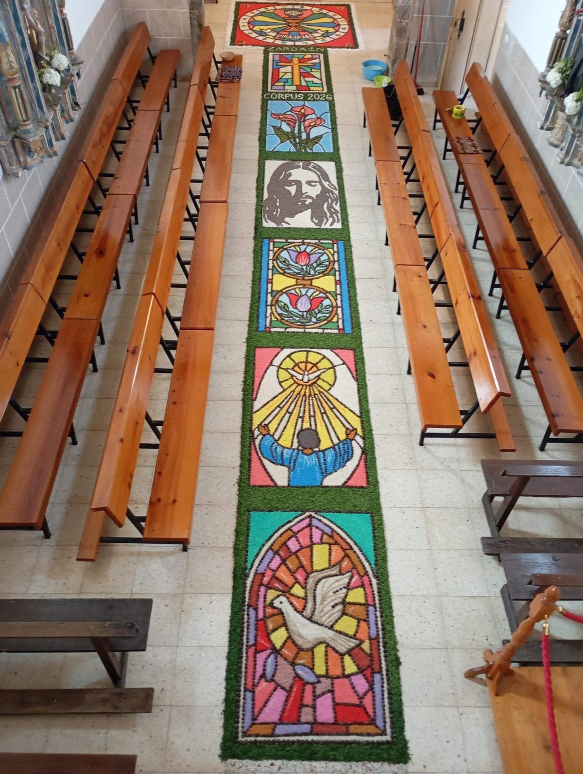 Arte efímero en Zardaín, Tineo