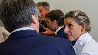 El "protagonismo" de Yolanda Díaz incomoda al PSOE: "Ella ha ido para tener su foto"