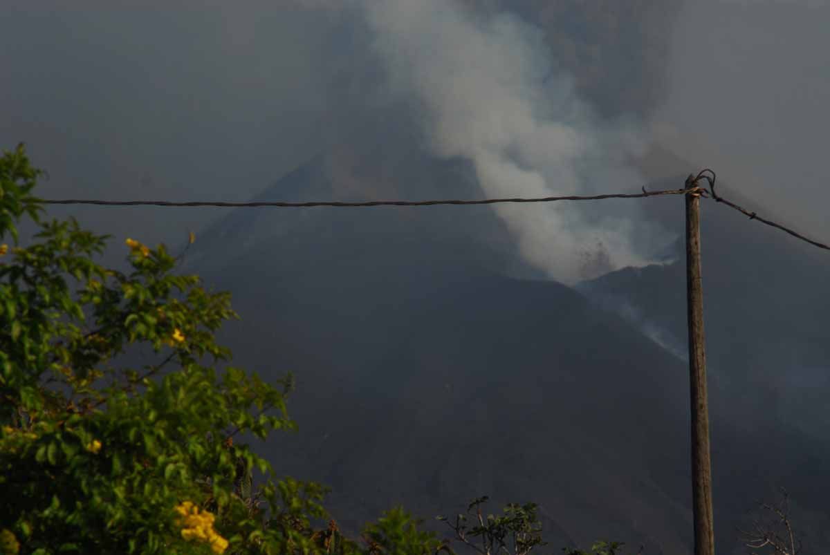 Imágenes del volcán de La palma