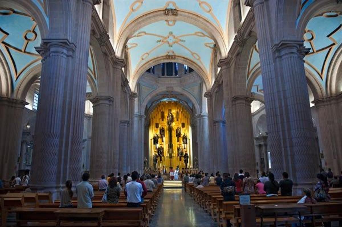 Interior de la catedral de Zacatecas.