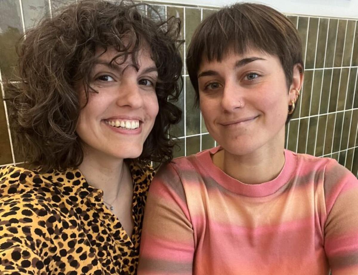 Marta Mei y Aina Pociello.