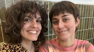 Marta Mei y Aina Pociello.