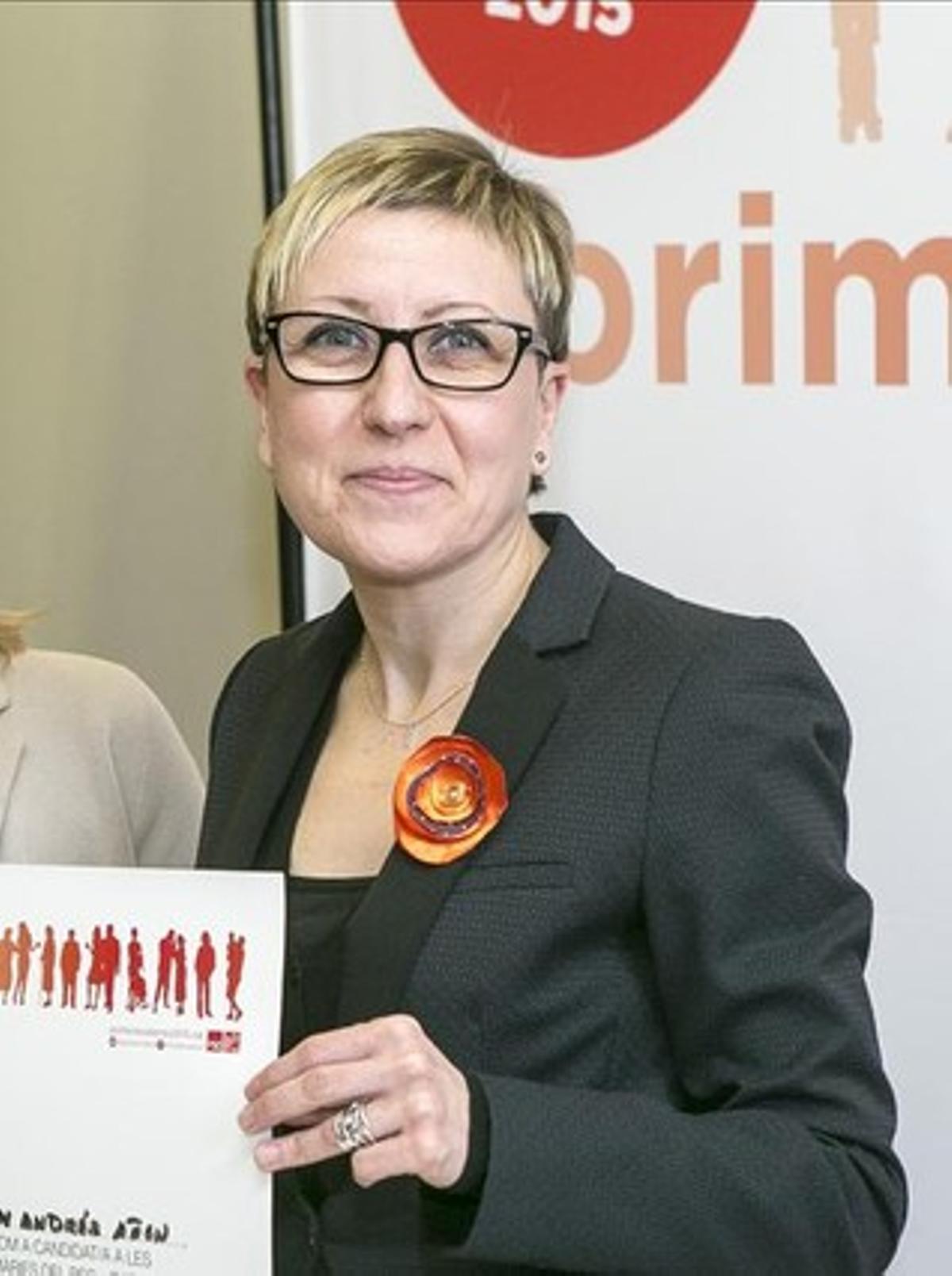 Carmen de Andrés, candidata a les primàries obertes del PSC de Barcelona. JOAN CORTADELLAS Carmen de Andrés, candidata a les primàries obertes del PSC de Barcelona. JOAN CORTADELLAS