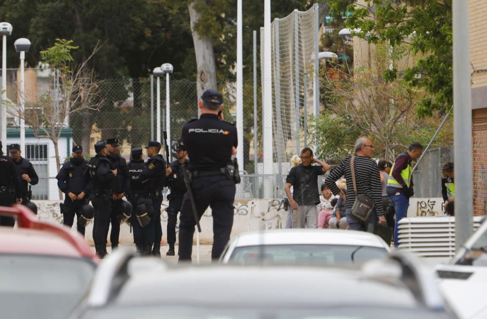 Operación policial en Burjassot