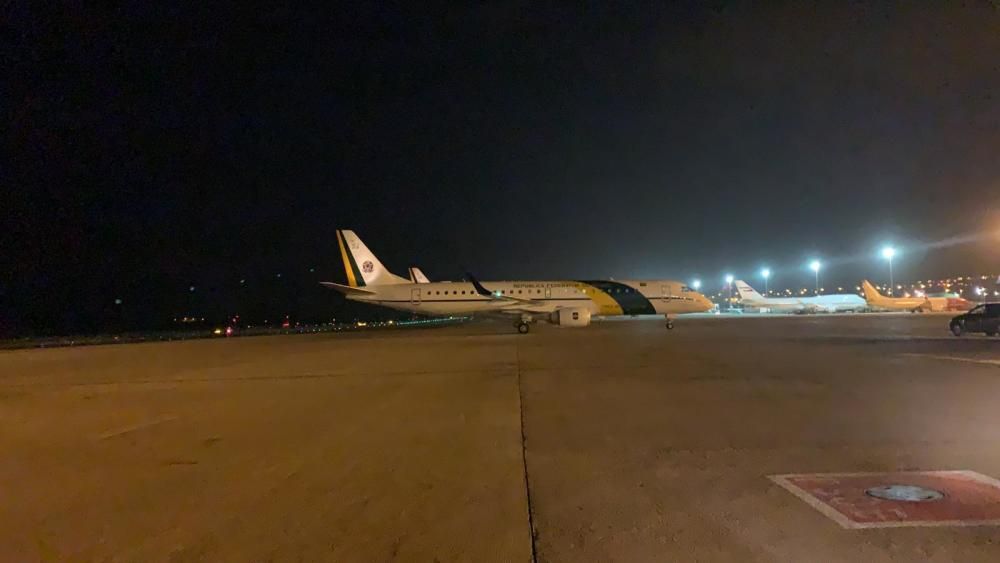 Aviones con brasileños residentes en Wuhan que aterrizaron en Gando