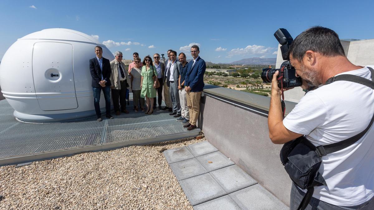 Inauguración del observatorio Guillermo Bernabéu y homenaje póstumo en el parque científico de la Universidad de Alicante