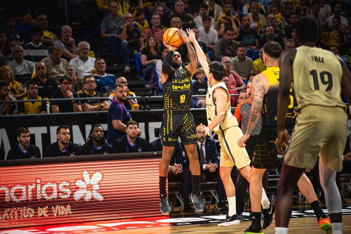 El CB Canarias - FC Barcelona de playoff, en imágenes