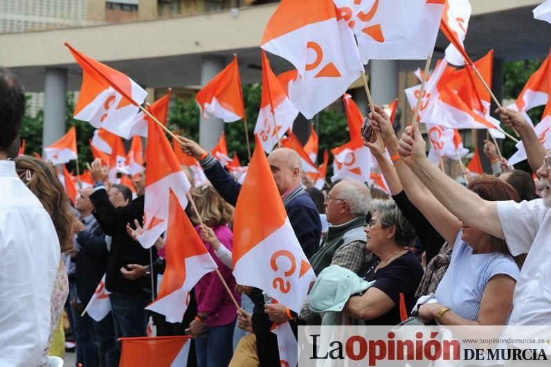 Albert Rivera, líder de Ciudadanos, en Murcia