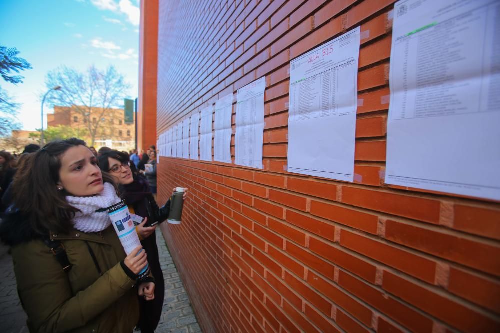 Examen de MIR y otras especialidades en Valencia