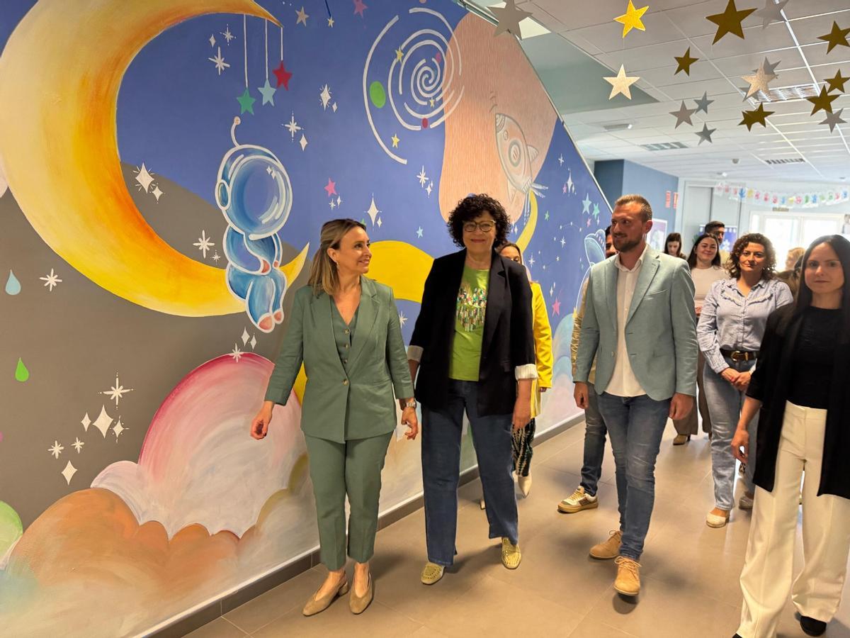 Conchita Ruiz visita el Centro de Desarrollo Infantil y Atención Temprana de Puerto Lumbreras