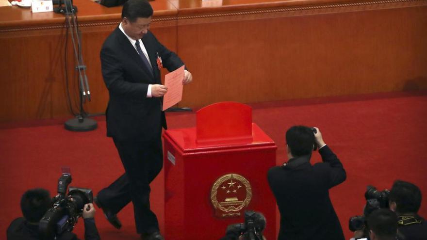 El Legislativo chino autoriza la presidencia vitalicia de Xi Jinping