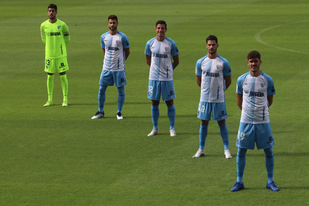 El Málaga CF presenta a sus 15 fichajes