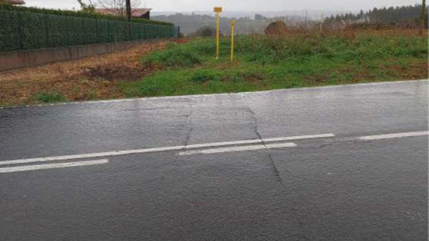 Zona por la que discurrirá la red de aguas en Carral. | LOC